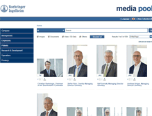Tablet Screenshot of mediapool.boehringer-ingelheim.com